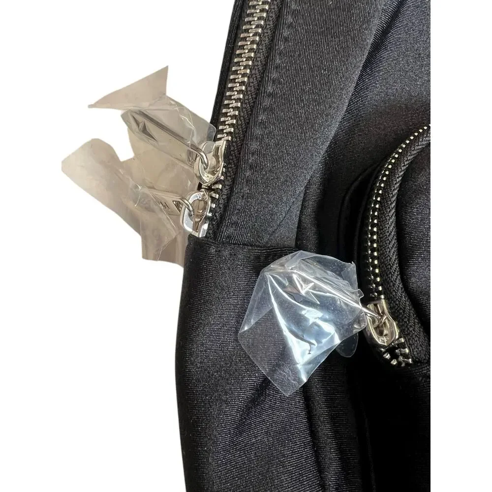 NWOT Mugler Parfums Black Neoprene Backpack